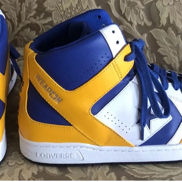 Rare Converse Cons Weapon Pro Go Dubs Leather Warriors Custom made Men Size 13 - Picture 4 of 15